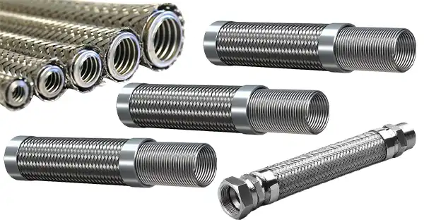 انواع شیلنگ های خرطومی استیل